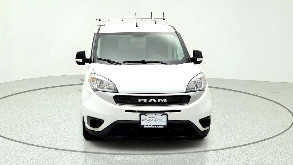 Used 2022 Bright White Ram Tradesman Van w/ Shelving System & Ladder Rack image 2