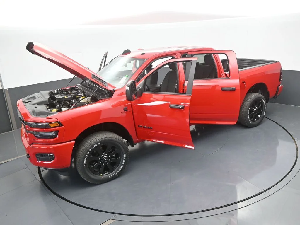 New 2026 Flame Red Clear-Coat Exterior Paint RAM Big Horn image 58