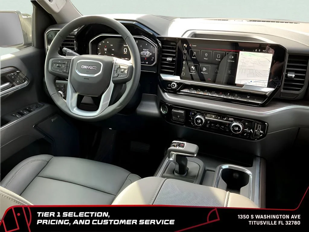 New 2026 Glacier White Tricoat GMC SLT image 40
