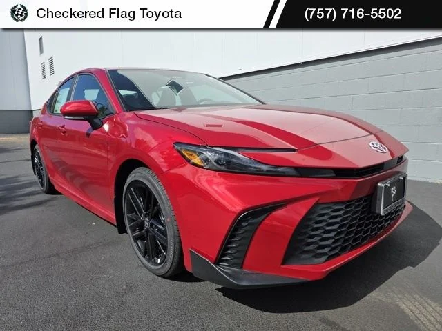 New 2026 Red Toyota SE image 1