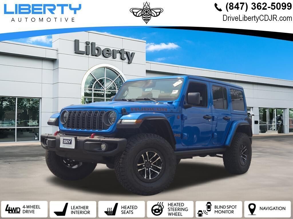 New 2026 Hydro Blue Pearlcoat Jeep Rubicon X image 1