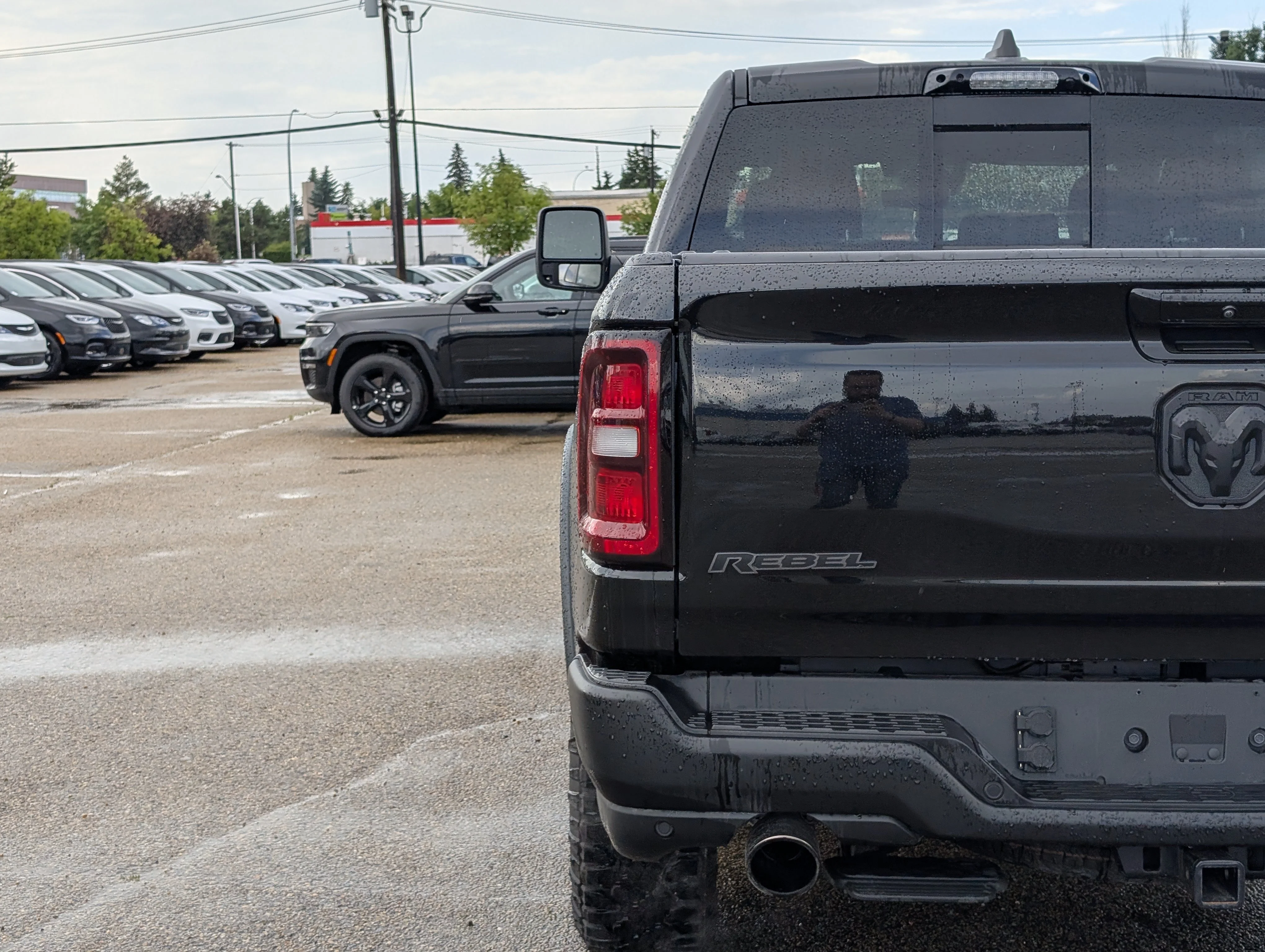 Used 2025 Diamond Black Crystal Pearlcoat Ram Rebel image 14