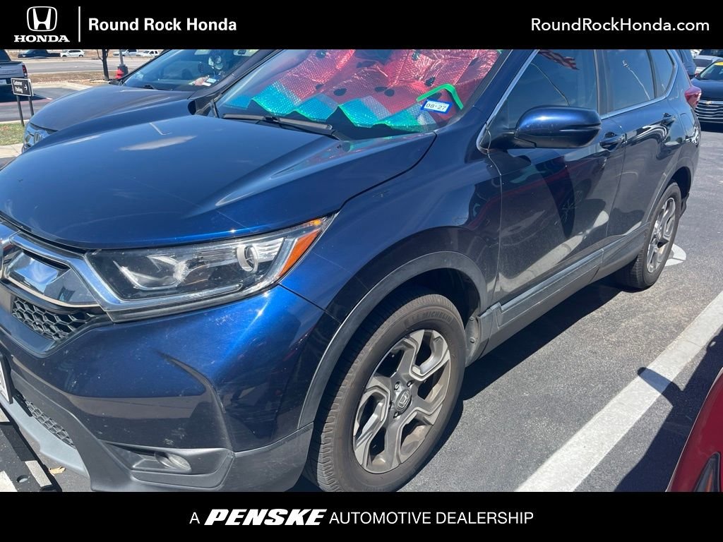 Used 2017 Obsidian Blue Pearl Honda EX-L image 1
