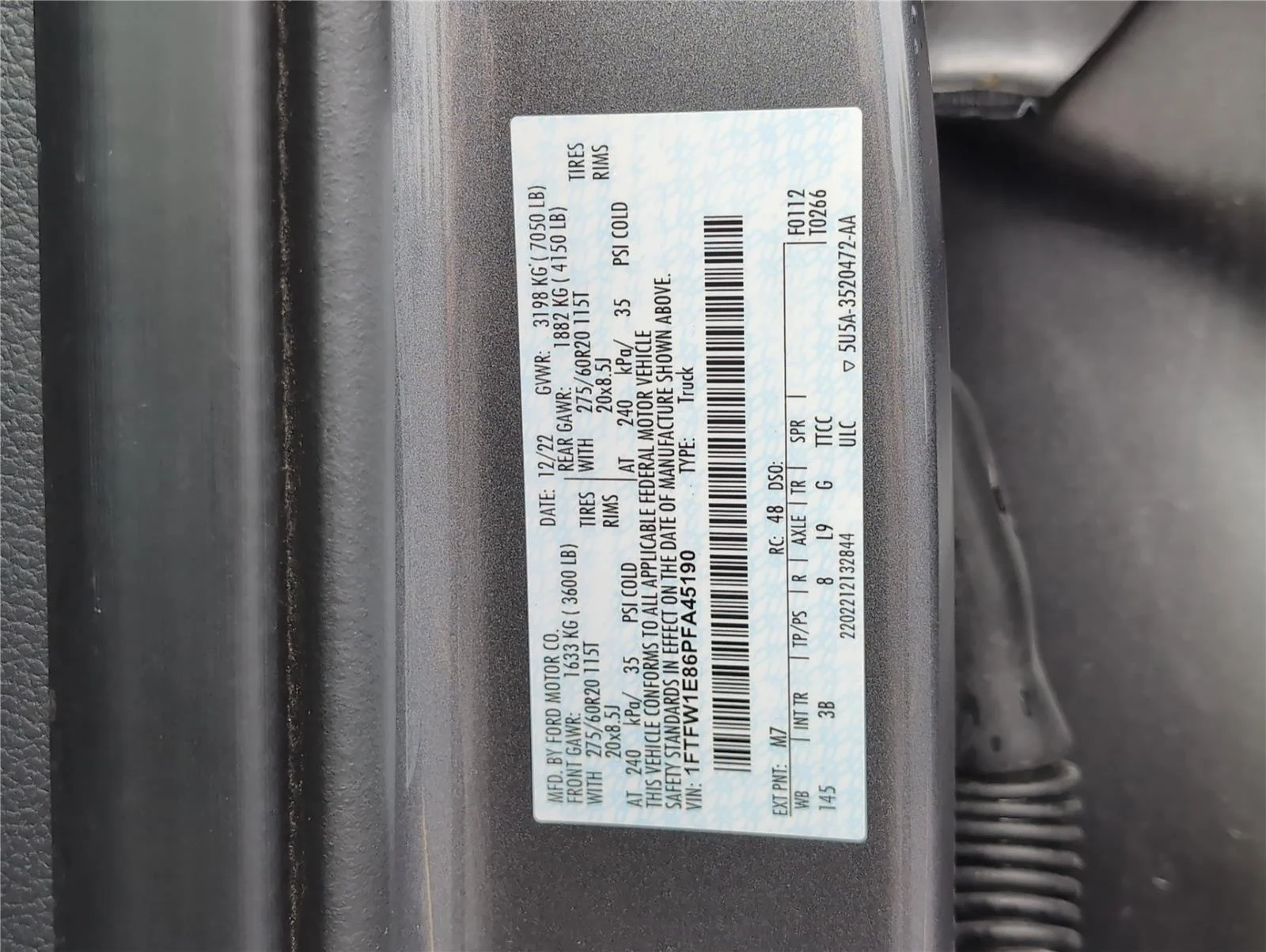 Used 2023 Carbonized Gray Ford Platinum image 10