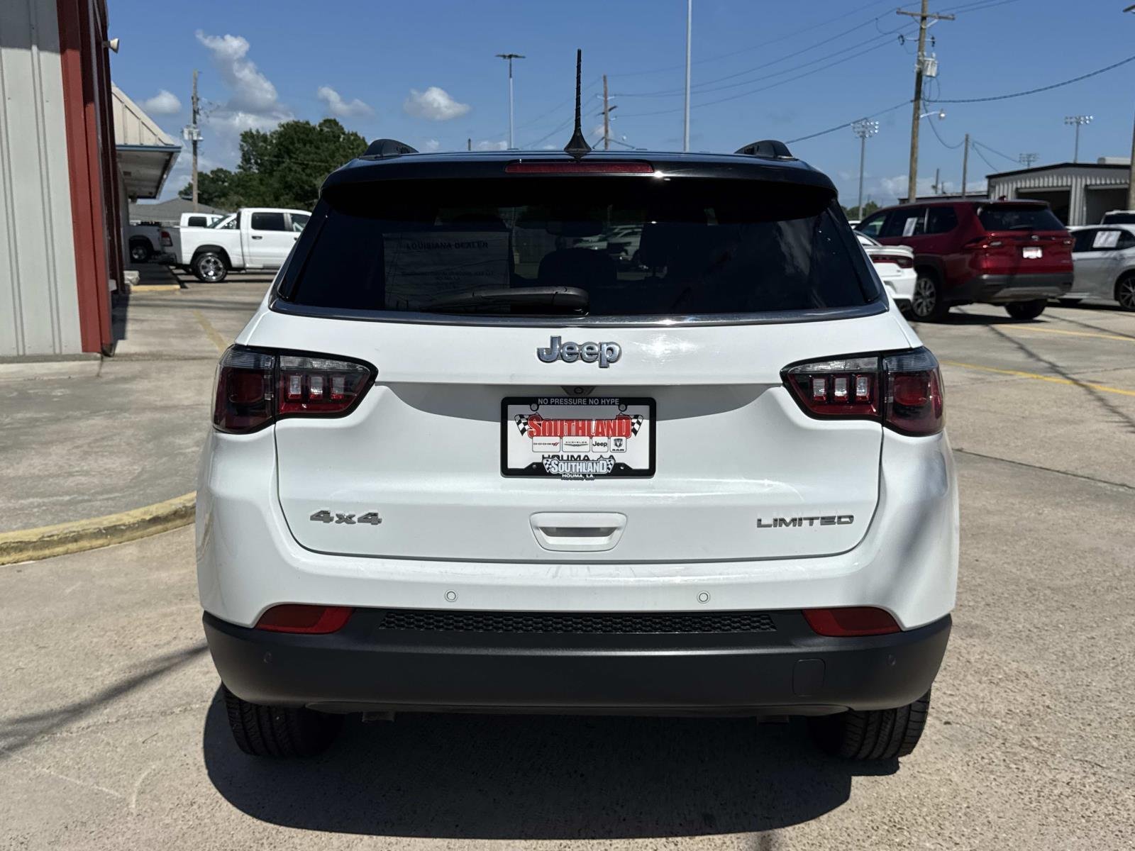 Used 2025 Bright White Clearcoat Jeep Limited image 6