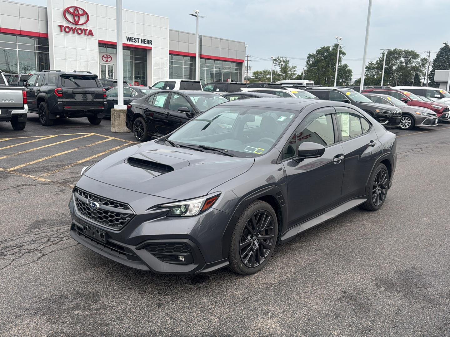 Used 2022 Magnetite Gray Metallic Subaru Premium image 3