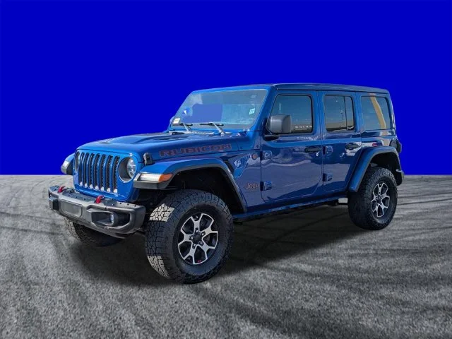 Certified Used 2020 Ocean Blue Metallic Jeep Unlimited Rubicon image 8