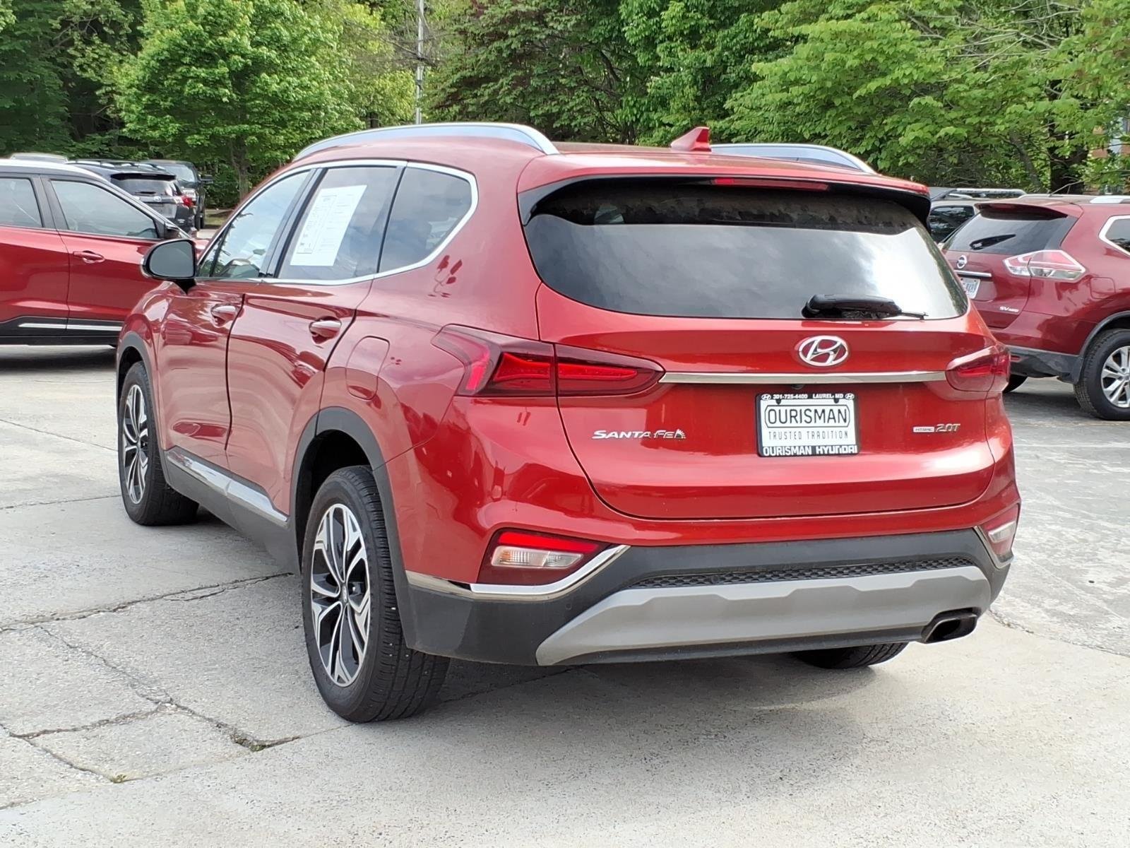 Used 2020 Lava Orange Hyundai Limited image 9