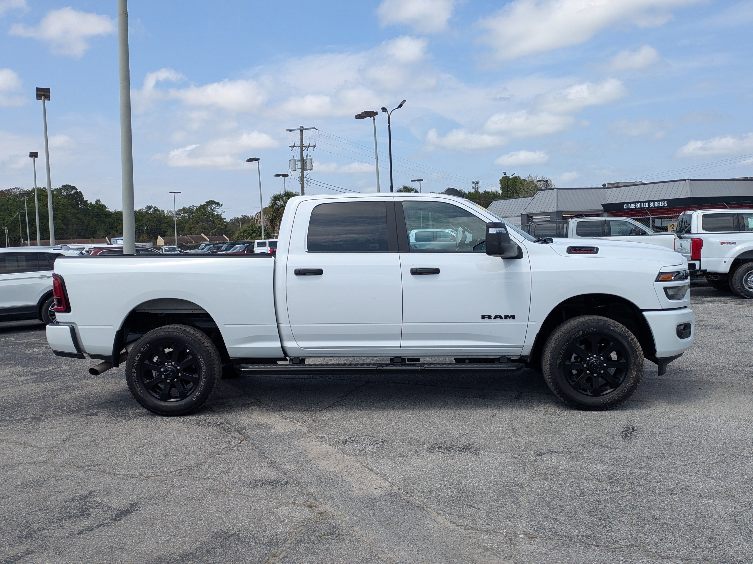 Used 2025 Bright White Clearcoat Ram Big Horn image 3