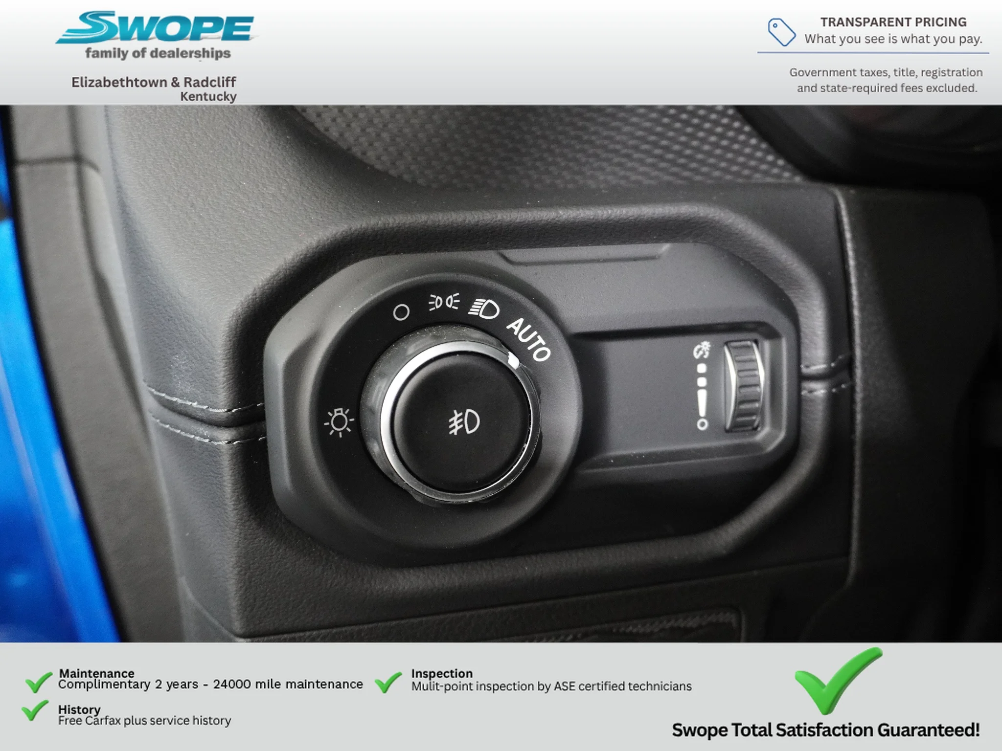 Certified Used 2024 Hydro Blue Pearlcoat Jeep Rubicon image 14