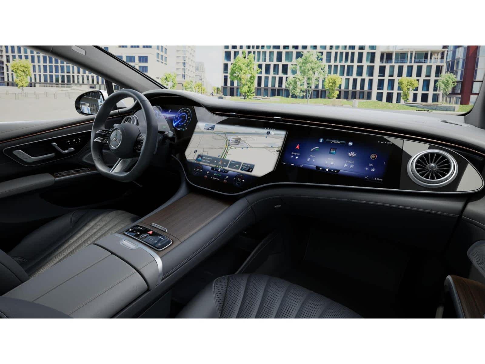 New 2026 MANUFAKTUR Moonlight White Metallic Mercedes-Benz EQS 450+ image 5
