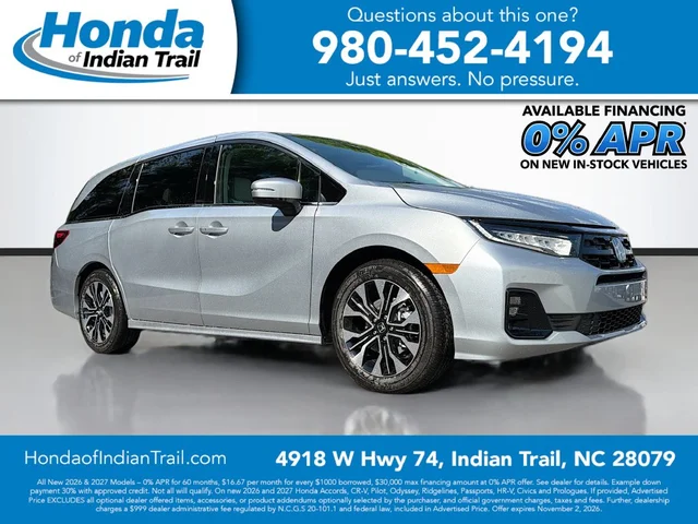2026 Honda Odyssey Elite