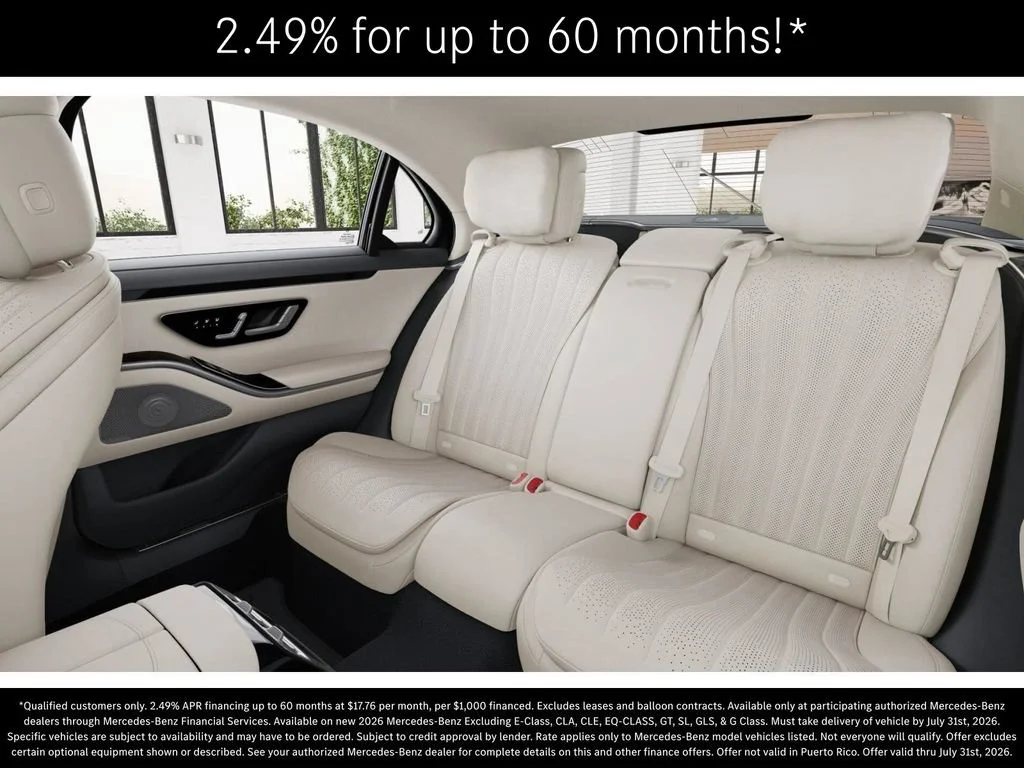 New 2026 MANUFAKTUR Moonlight White Metallic Mercedes-Benz S 500 image 47