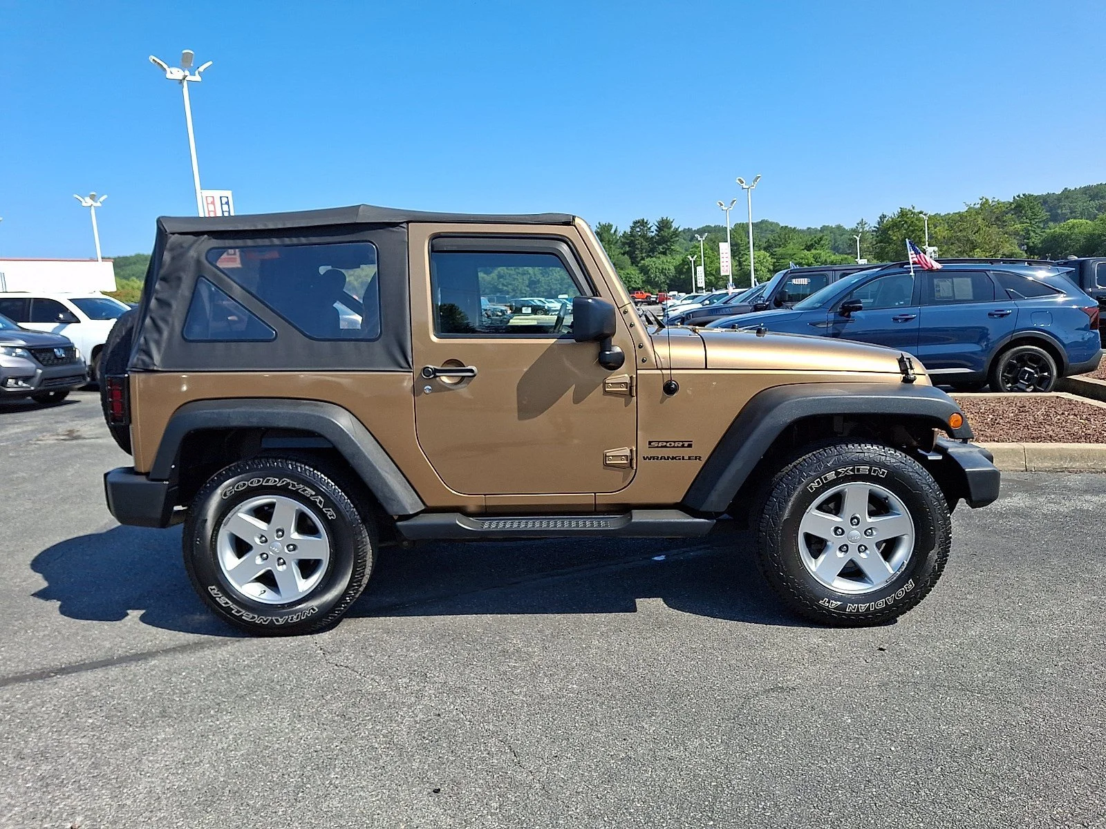 Used 2015 Copper Brown Pearlcoat Jeep Sport image 8
