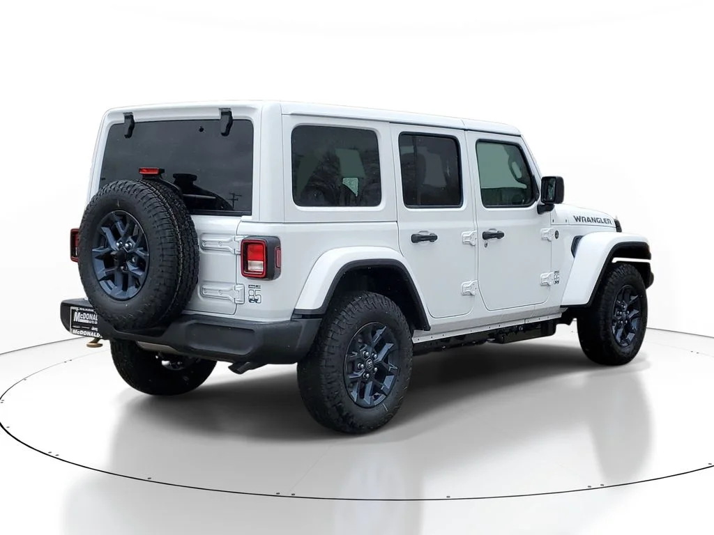 New 2026 Bright White Clear-Coat Exterior Paint Jeep 85th Anniversary image 3
