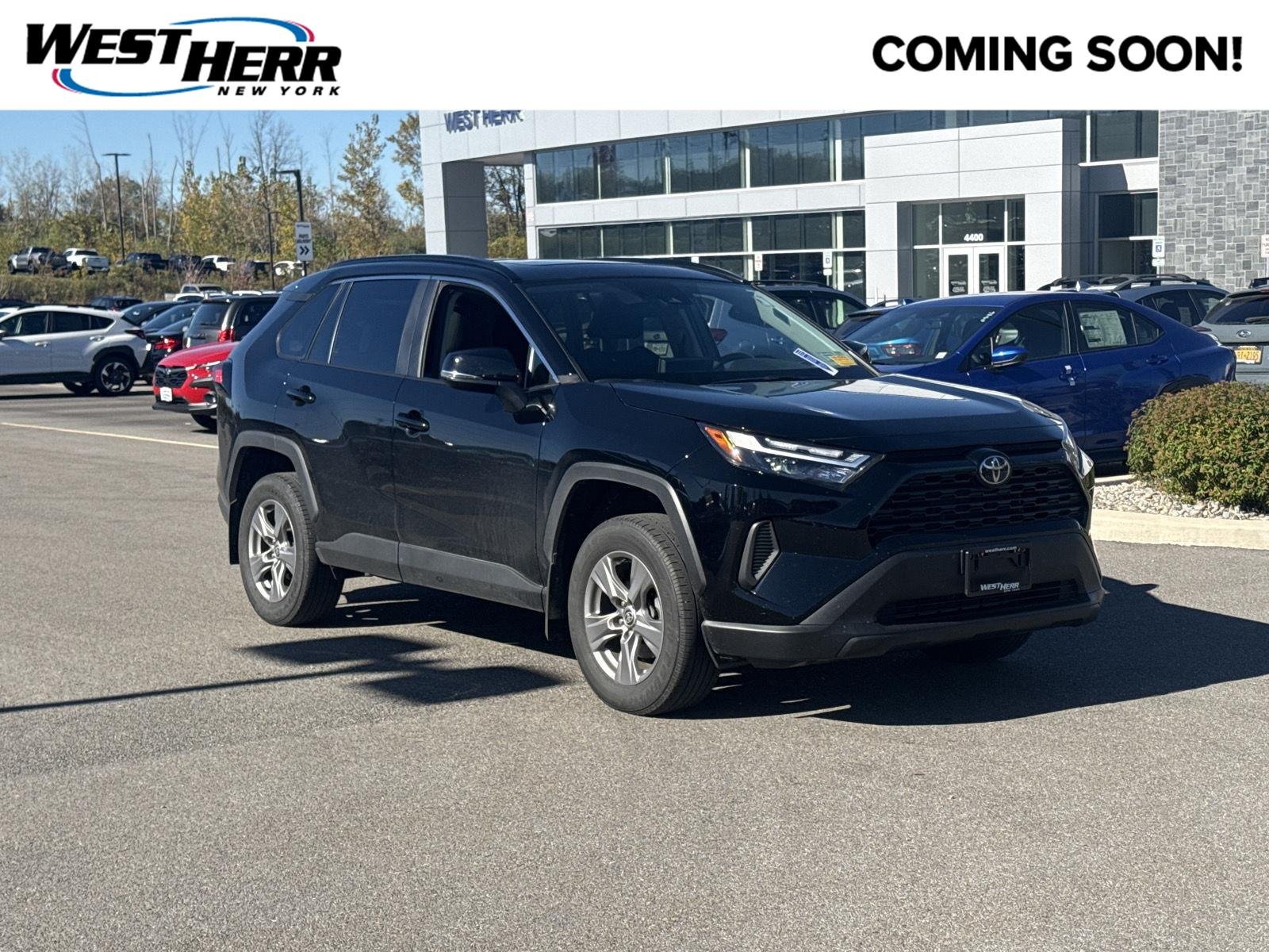 Used 2022 Midnight Black Metallic Toyota XLE image 1