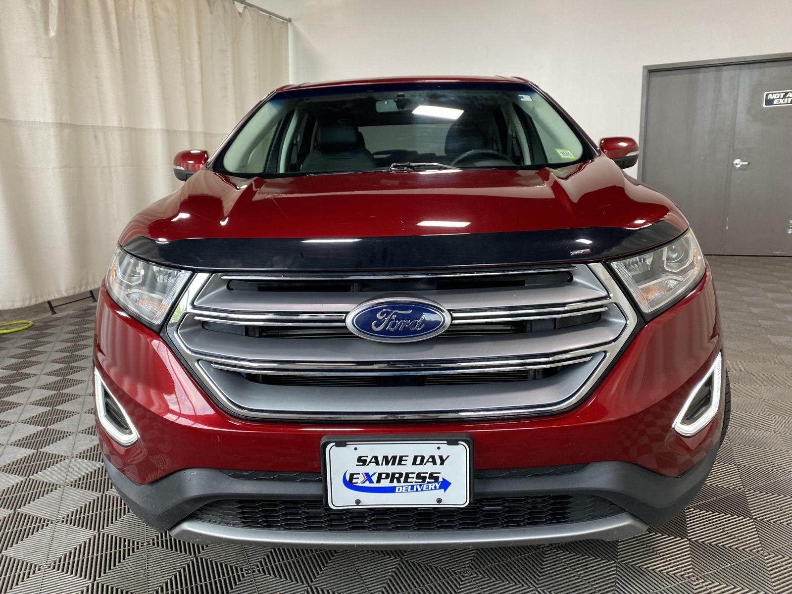 Used 2018 Ruby Red Metallic Tinted Clearcoat Ford SEL image 2