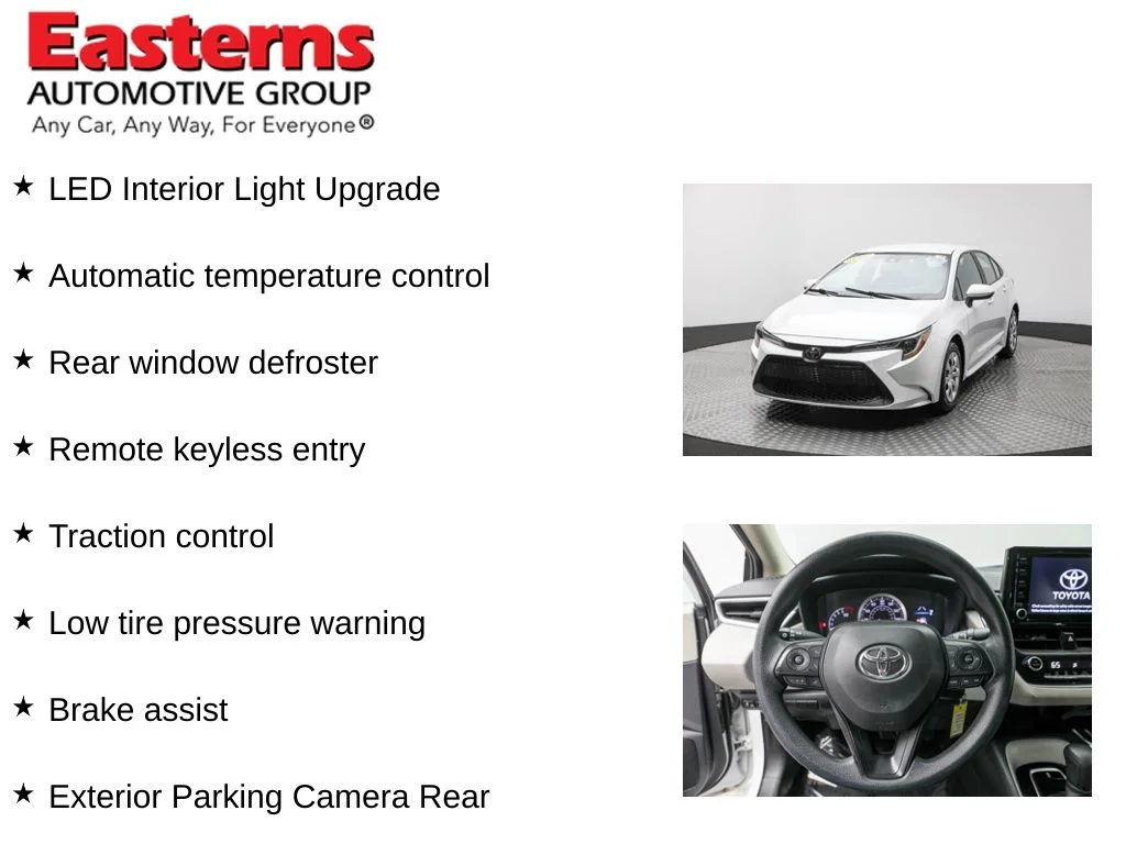 Used 2022 White Toyota LE image 11