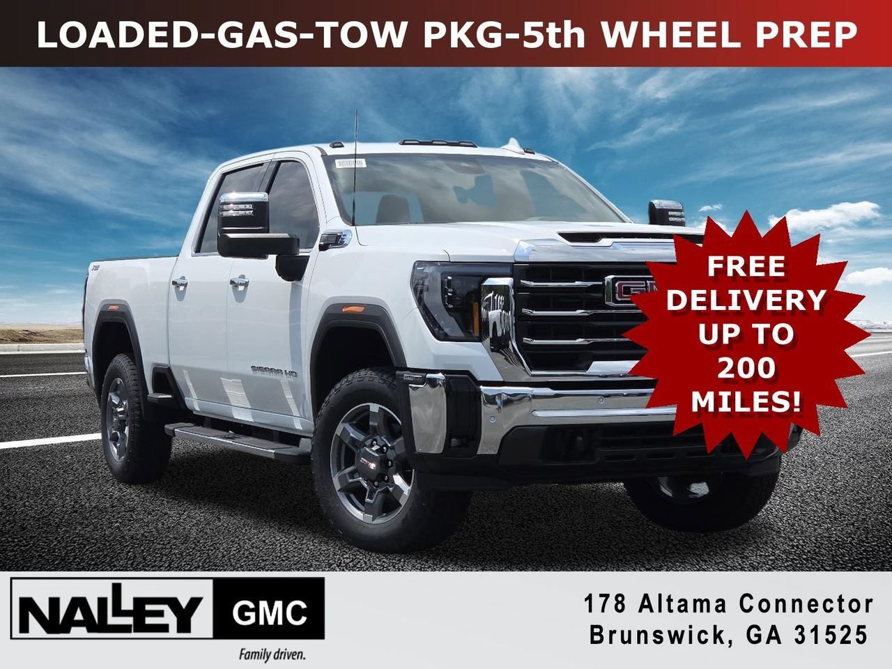 New 2026 Summit White GMC SLT image 1