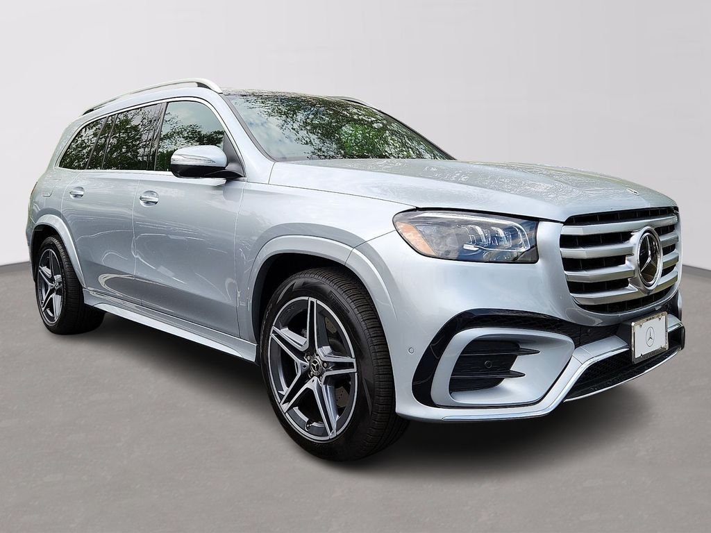 Certified Used 2025 Cirrus Silver Metallic Mercedes-Benz GLS 450 image 3