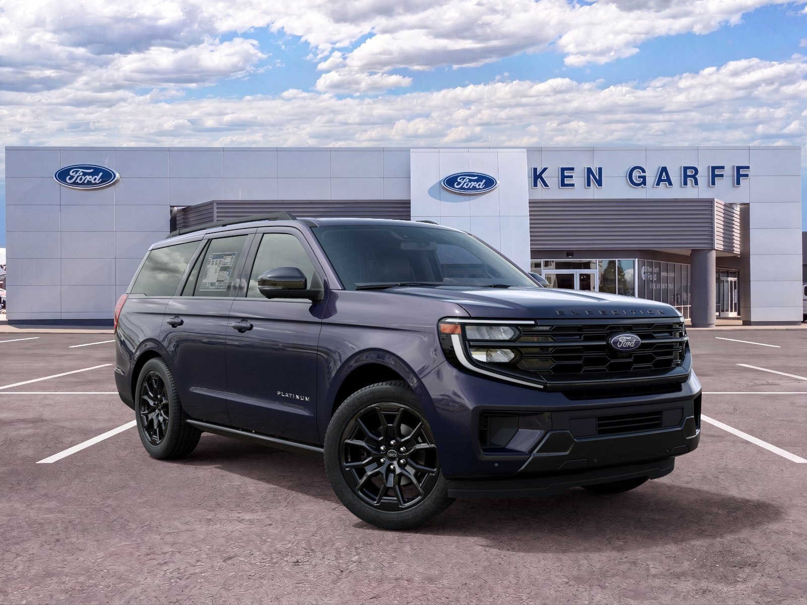 New 2027 Blue Ford Platinum image 4