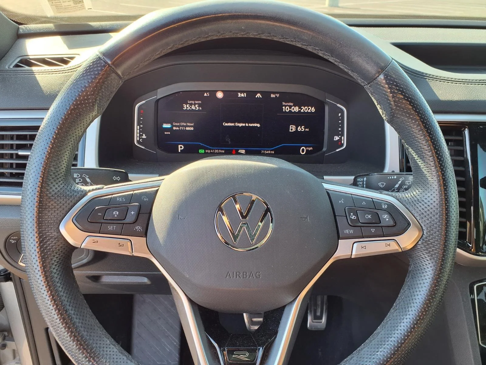 Used 2021 SILVER VOLKSWAGEN 3.6L V6 SEL PREMIUM R-LIN image 17