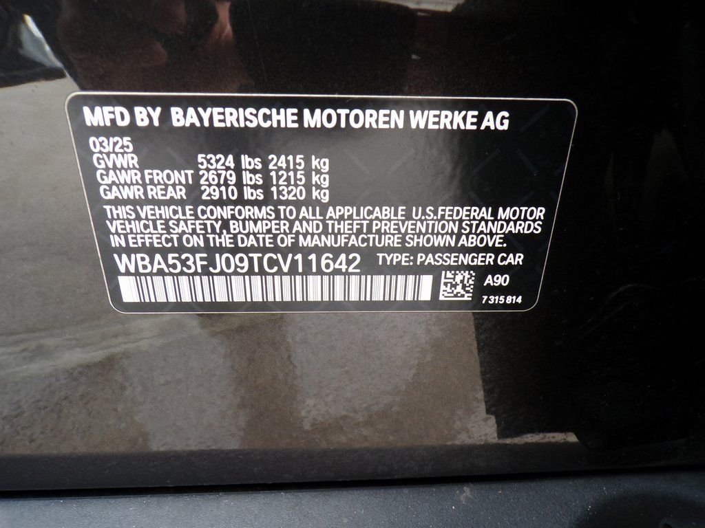 Certified Used 2026 Dark Graphite Metallic BMW 530i xDrive image 24