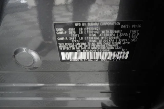 New 2026 MAGNETITE GRAY METALLIC Subaru Premium image 12