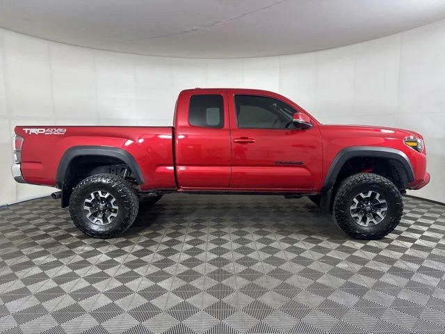 Certified Used 2022 Barcelona Red Metallic Toyota TRD Off-Road image 2
