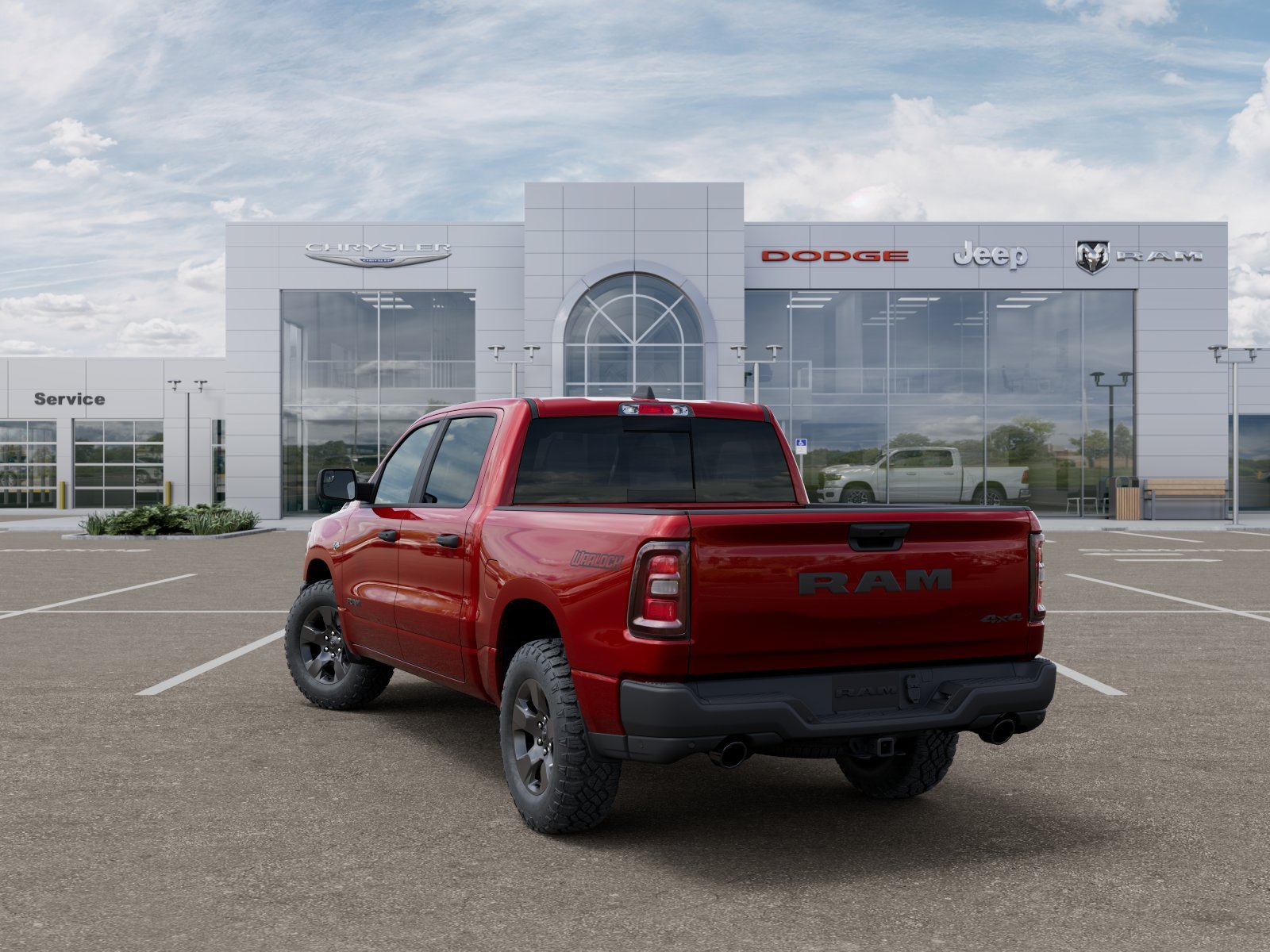 New 2026 Molten Red Pearl-Coat Exterior Paint RAM Warlock image 12