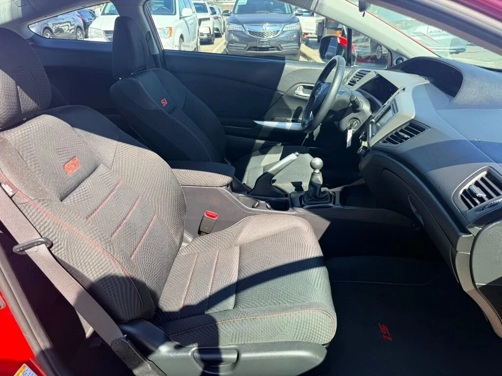 Used 2012 Sunburst Orange Pearl Honda Coupe Si-VSA Navi 6sp Dilawri Certified   Local BC image 16