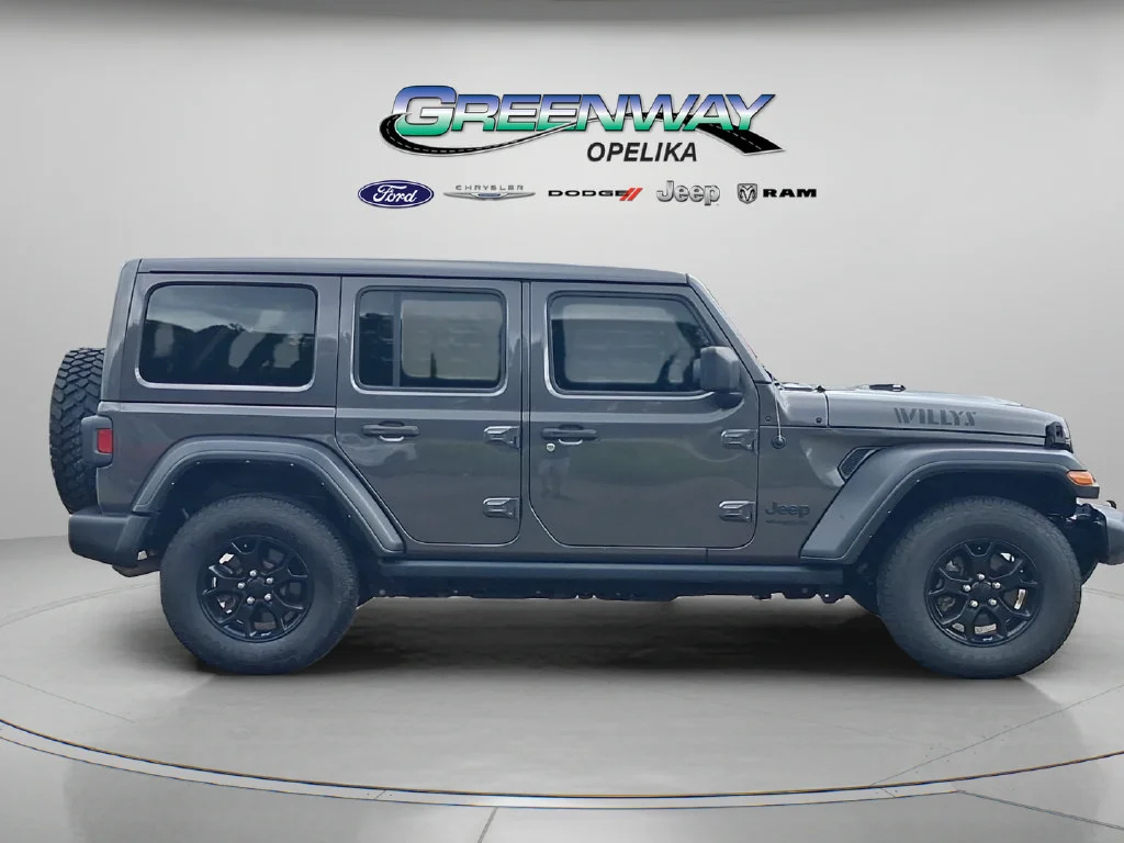 Used 2022 Gray Jeep Unlimited Willys image 8