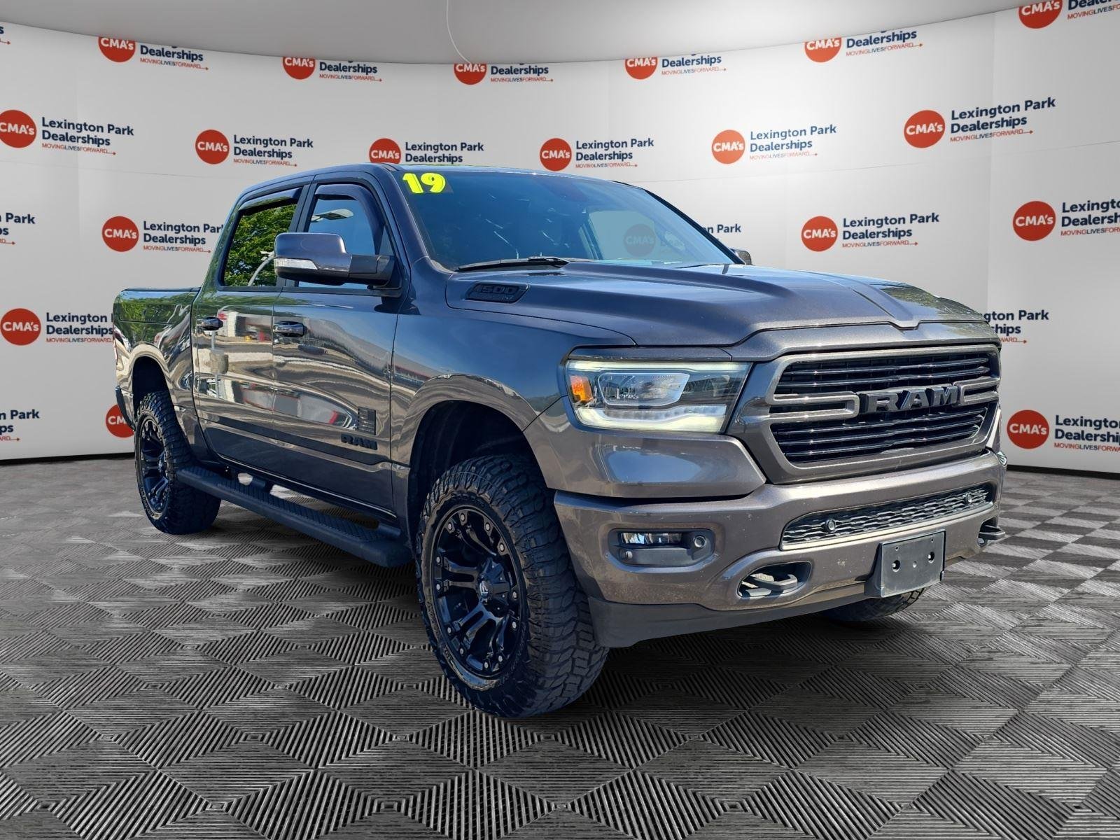Used 2019 Granite Crystal Metallic Clearcoat Ram Big Horn/Lone Star image 1