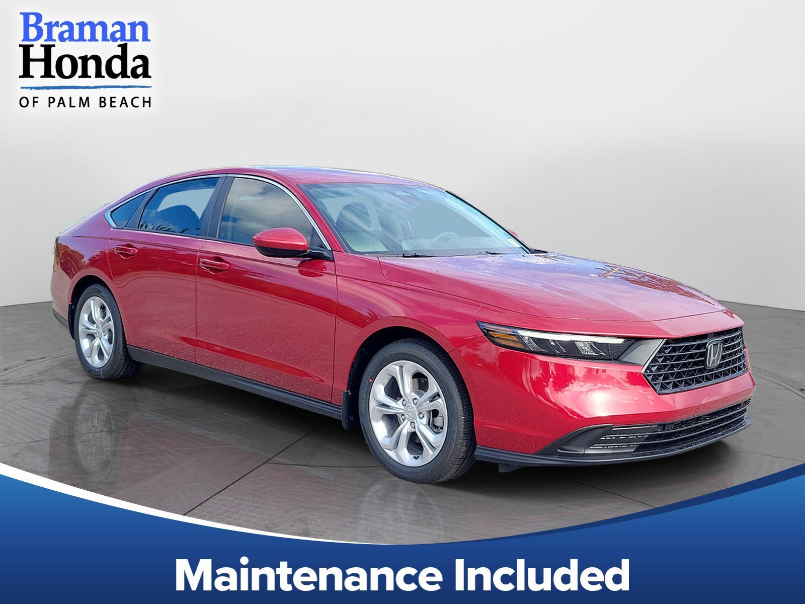 New 2026 Radiant Red Metallic Honda LX image 1