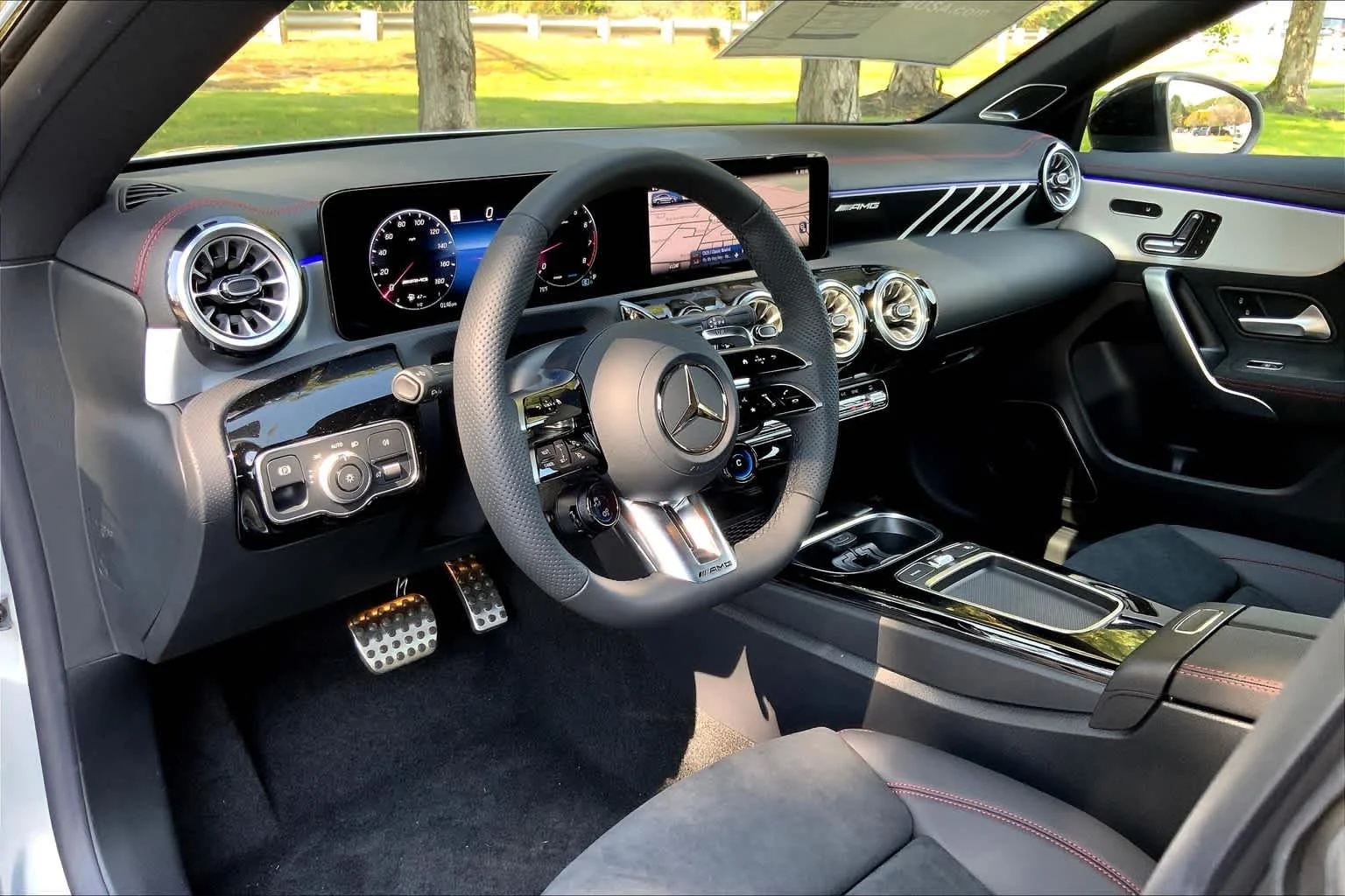 Certified Used 2025 Cirrus Silver Metallic Mercedes-Benz AMG® CLA 35 image 9