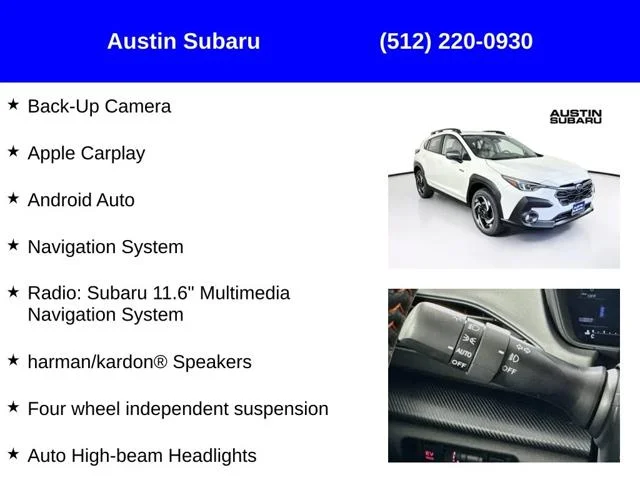 New 2026 CRYSTAL WHITE PEARL Subaru Limited Hybrid image 9