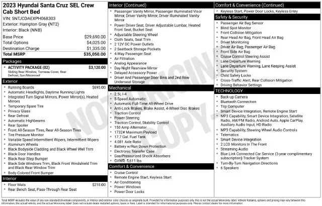 Used 2023 Gray Hyundai SEL image 19