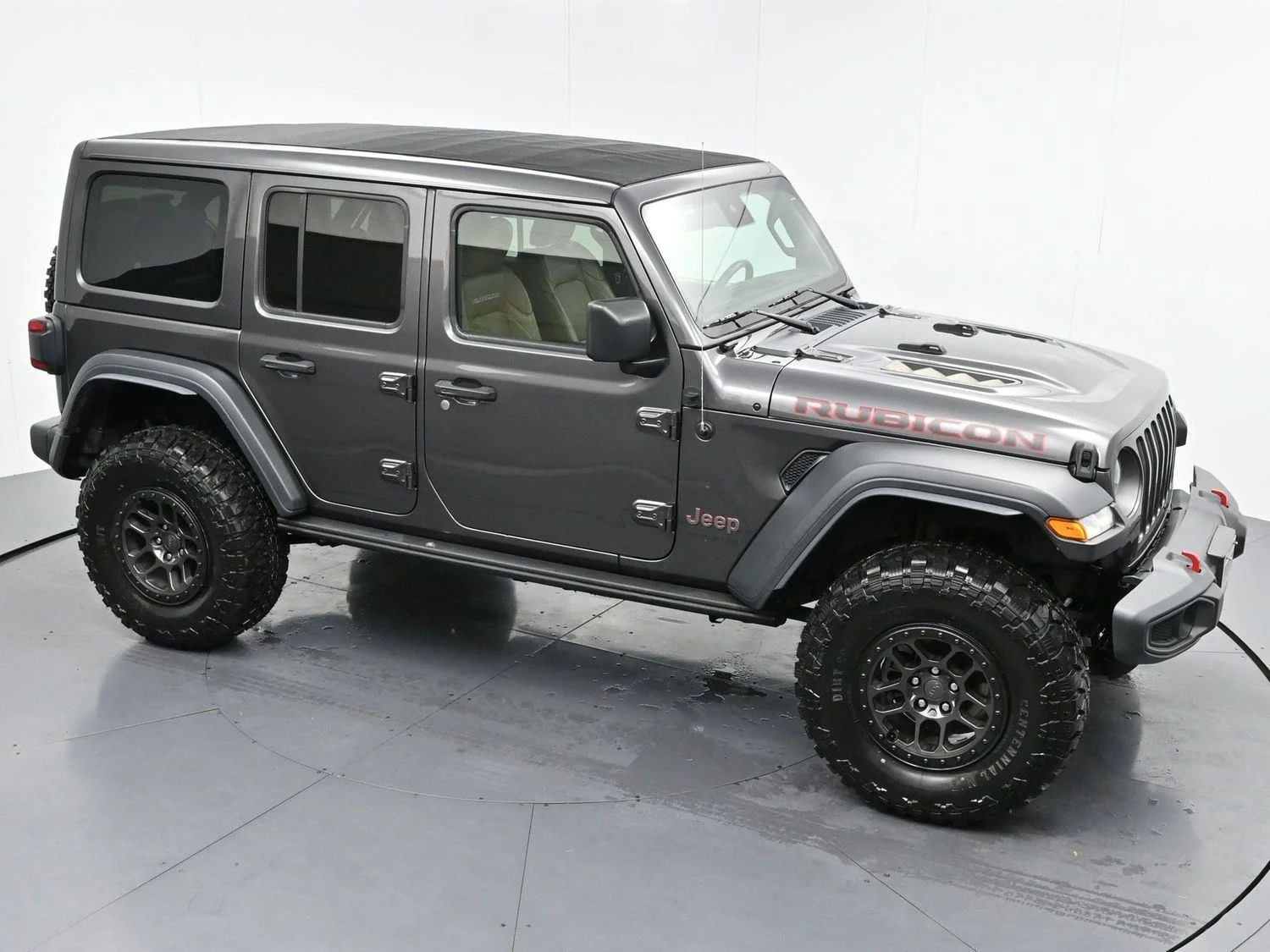 Used 2022 Granite Crystal Metallic Clearcoat Jeep Unlimited Rubicon image 40