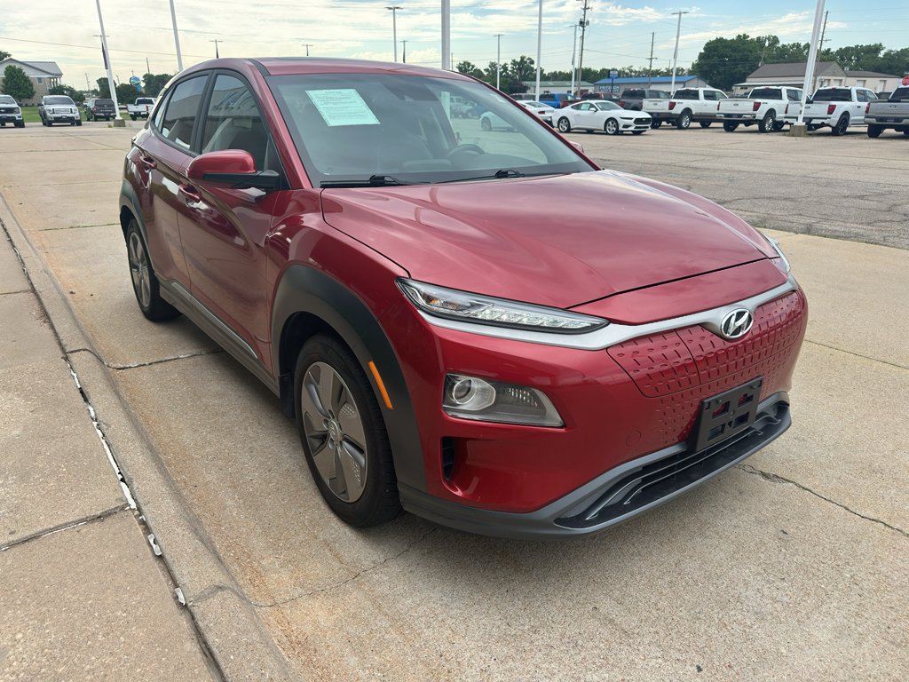 Used 2021 Hyundai Kona EV Limited with VIN KM8K33AG5MU133344 for sale in Manhattan, KS