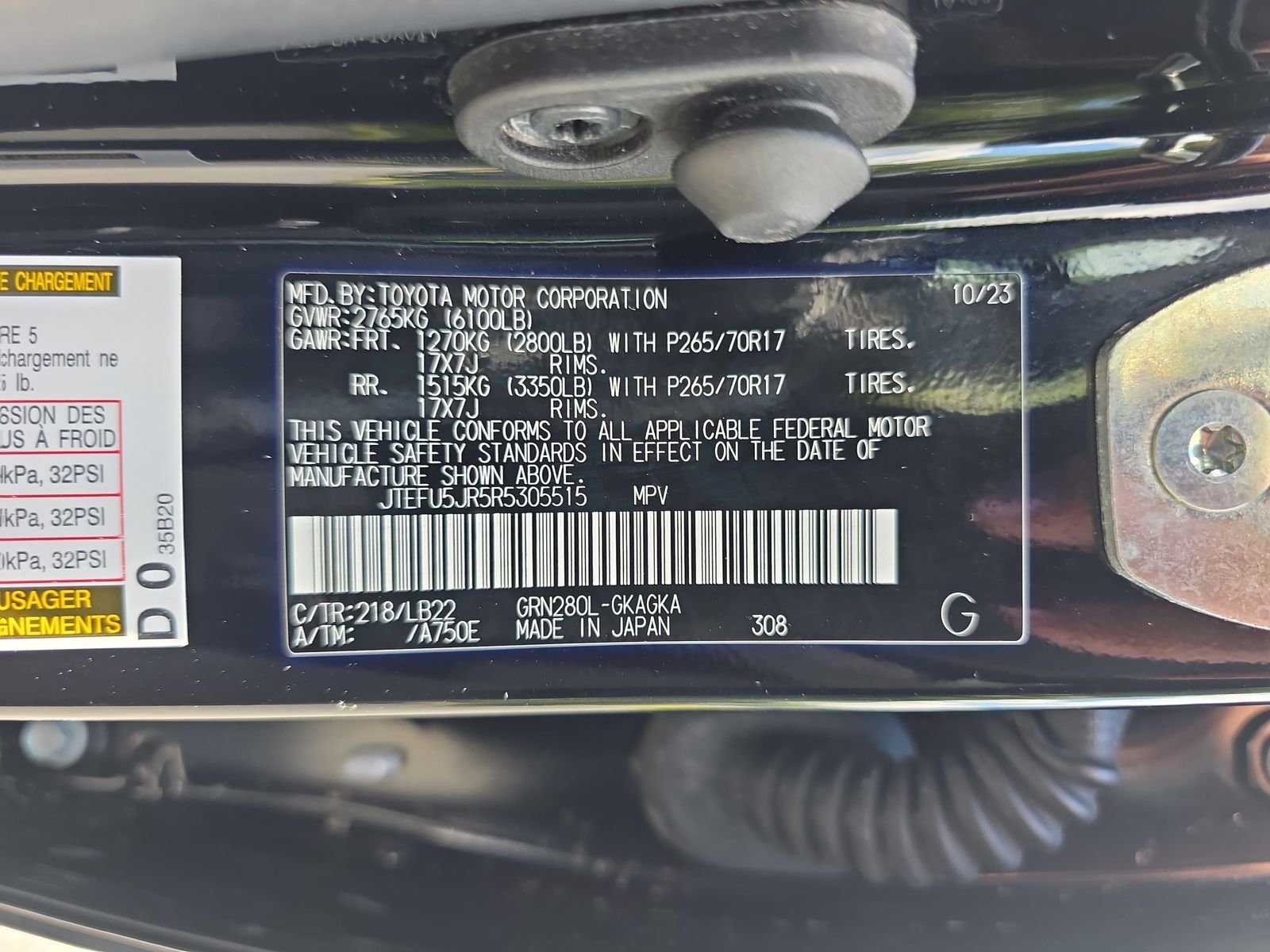 Used 2024 Black Toyota SR5 Premium image 35