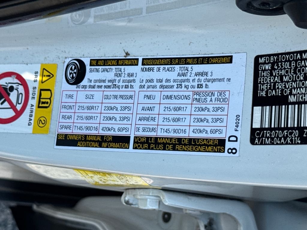 Used 2019 White Toyota LE image 44