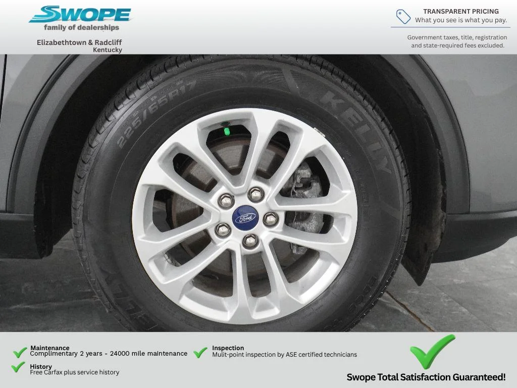 Certified Used 2022 Carbonized Gray Metallic Ford SE image 29