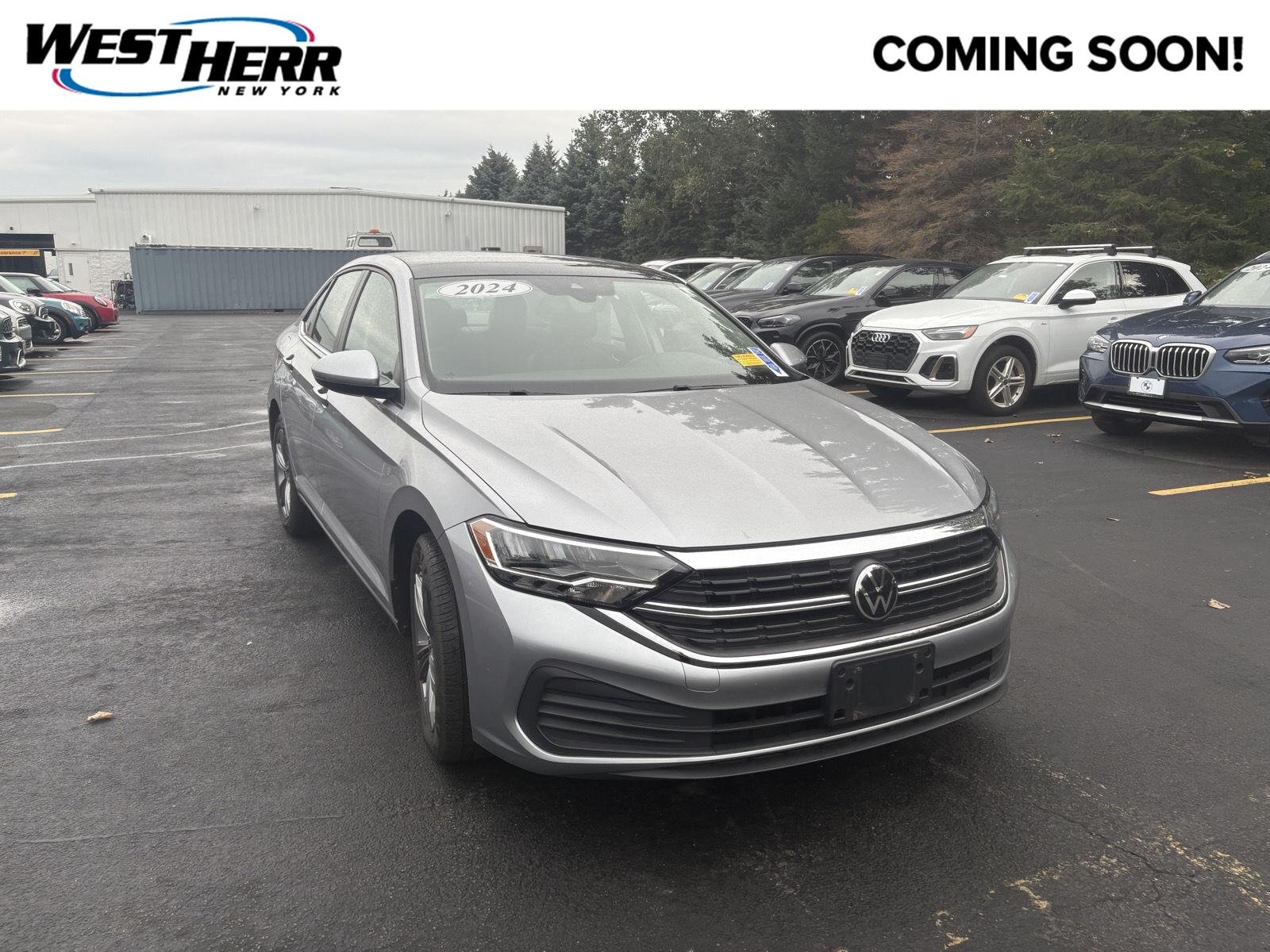Used 2024 Platinum Gray Metallic Volkswagen SE image 1
