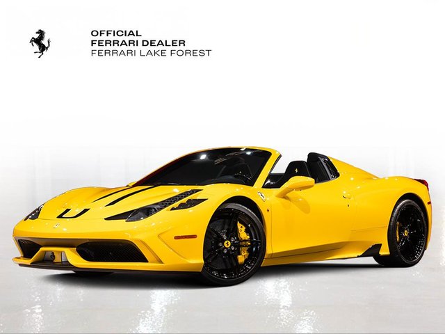 Certified Pre-Owned 2015 Ferrari 458 Speciale RWD 2D Convertible