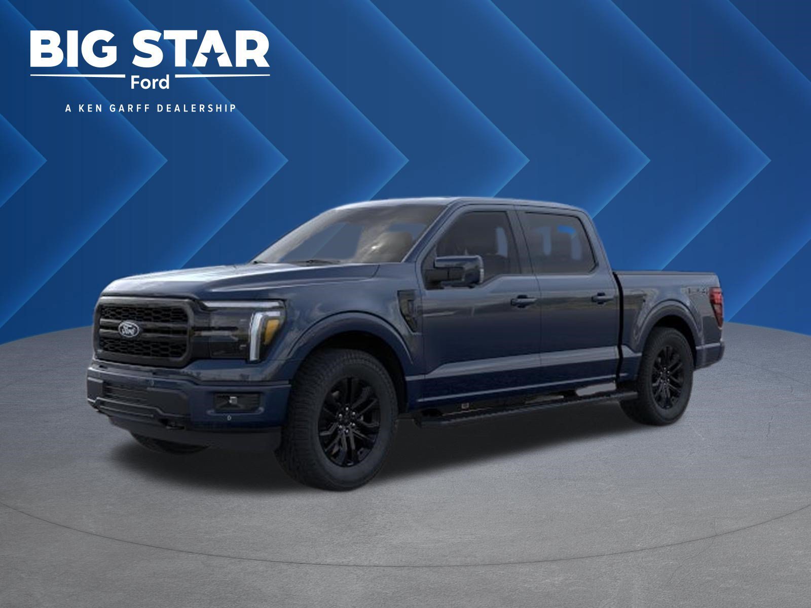 New 2026 Antimatter Blue Metallic Ford LARIAT image 1