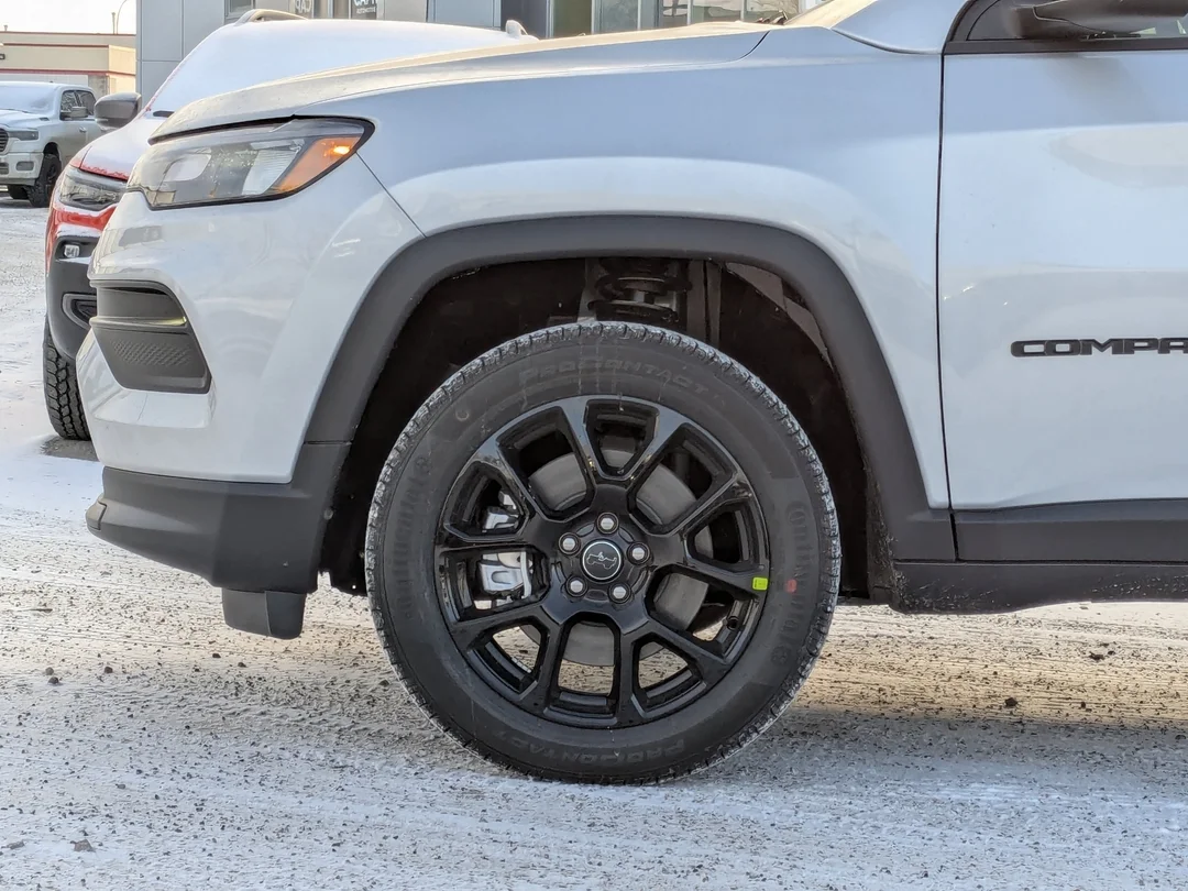 New 2026 Silver Jeep North - - 4x4 - Altitude Special Edition 18 Black Wheels & More! image 9