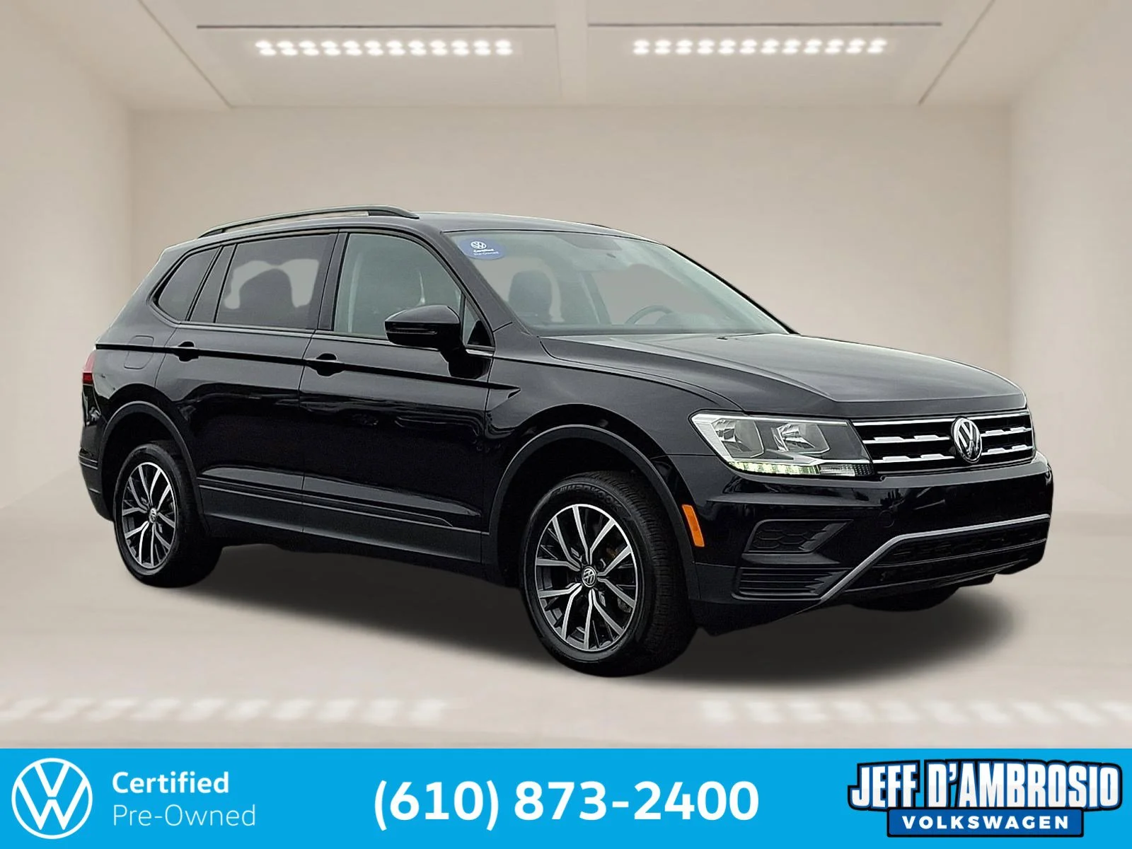 Certified Used 2021 Deep Black Pearl   2T2t Volkswagen S image 1