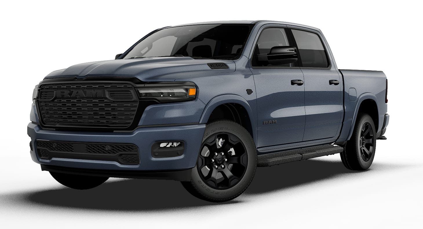 New 2027 Forged Blue Metallic Exterior Paint RAM BIG HORN image 13