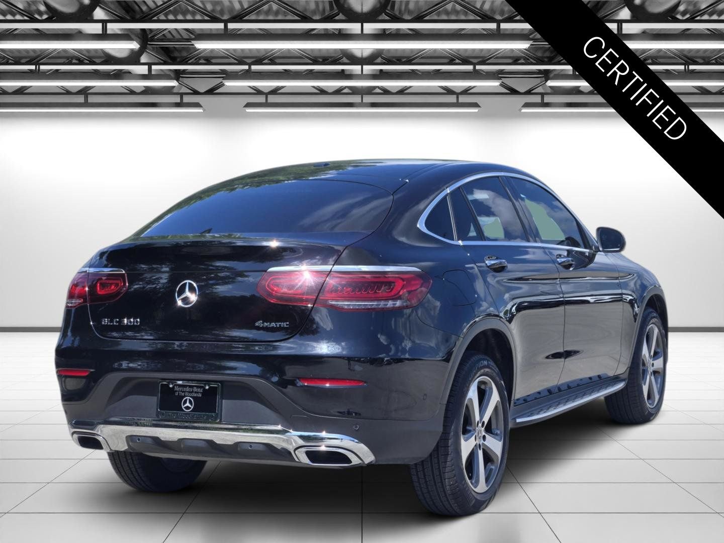 Certified Used 2023 Black Mercedes-Benz GLC 300 Coupe image 9