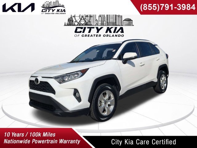 White 2021 Toyota RAV4 SUV / Crossover Front-Wheel Drive
